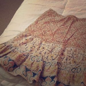 Lucky Brand | Ruffled Knee-Length Skirt